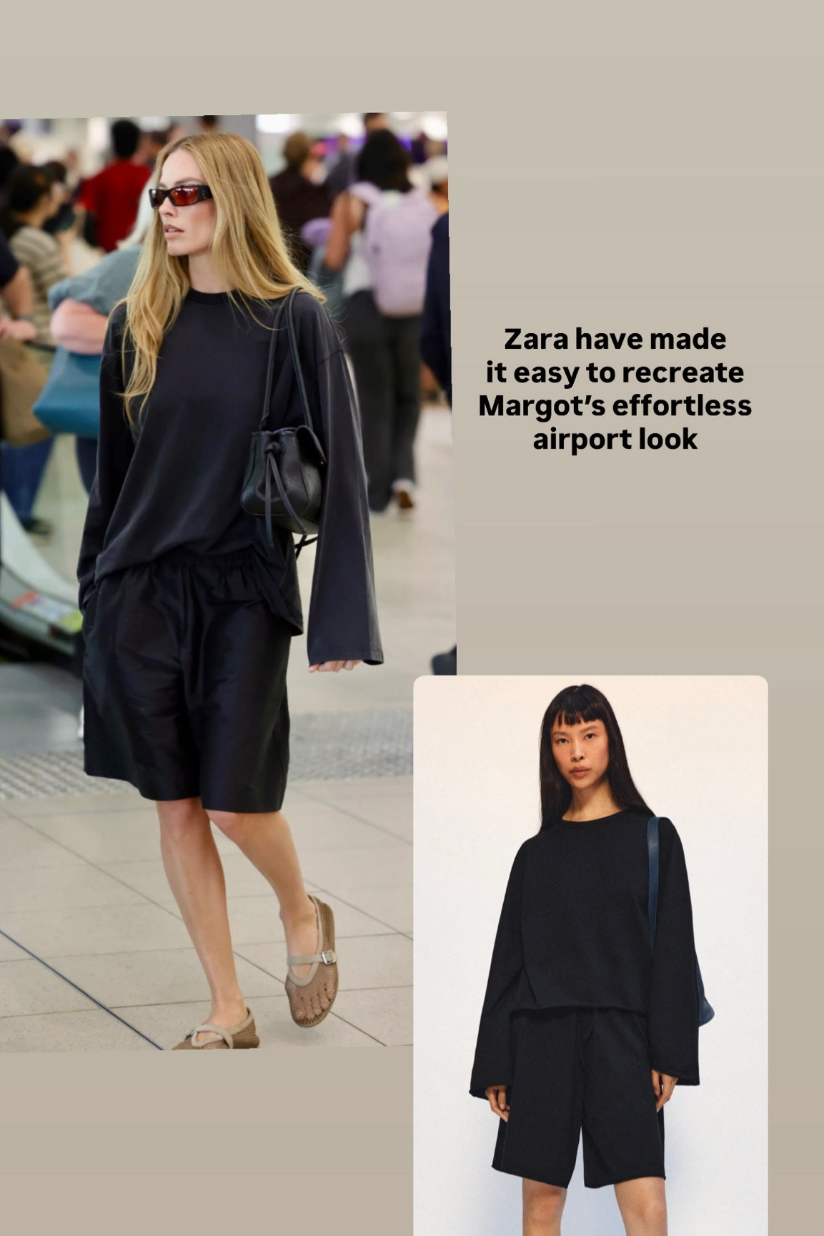 Zara don’t miss a trick. Recreate Margot Robbie’s effortless airport outfit with these easy pieces. 

#LTKstyletip #LTKuk #LTKsummer