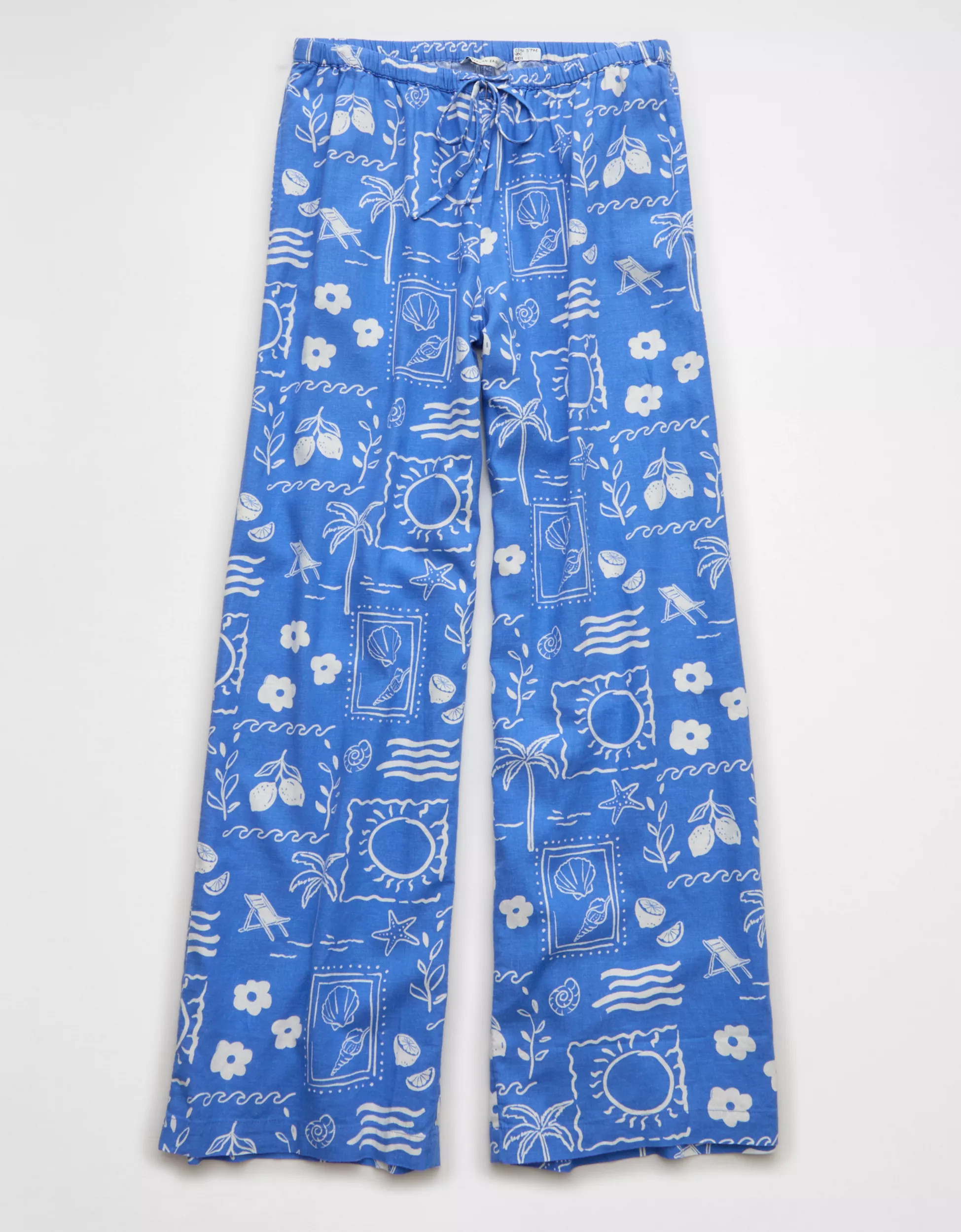 AE Mid-Rise Linen-Blend Pant | American Eagle Outfitters (US & CA)