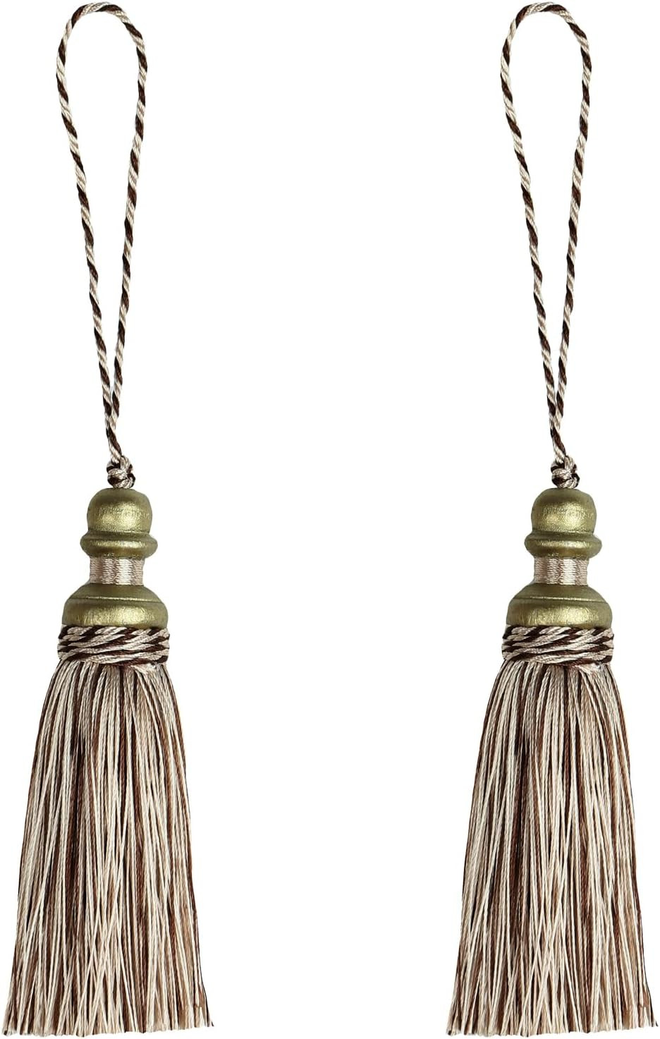2 Pack Tassel Key Tassel with Loops for Home Decoration | Amazon (US)