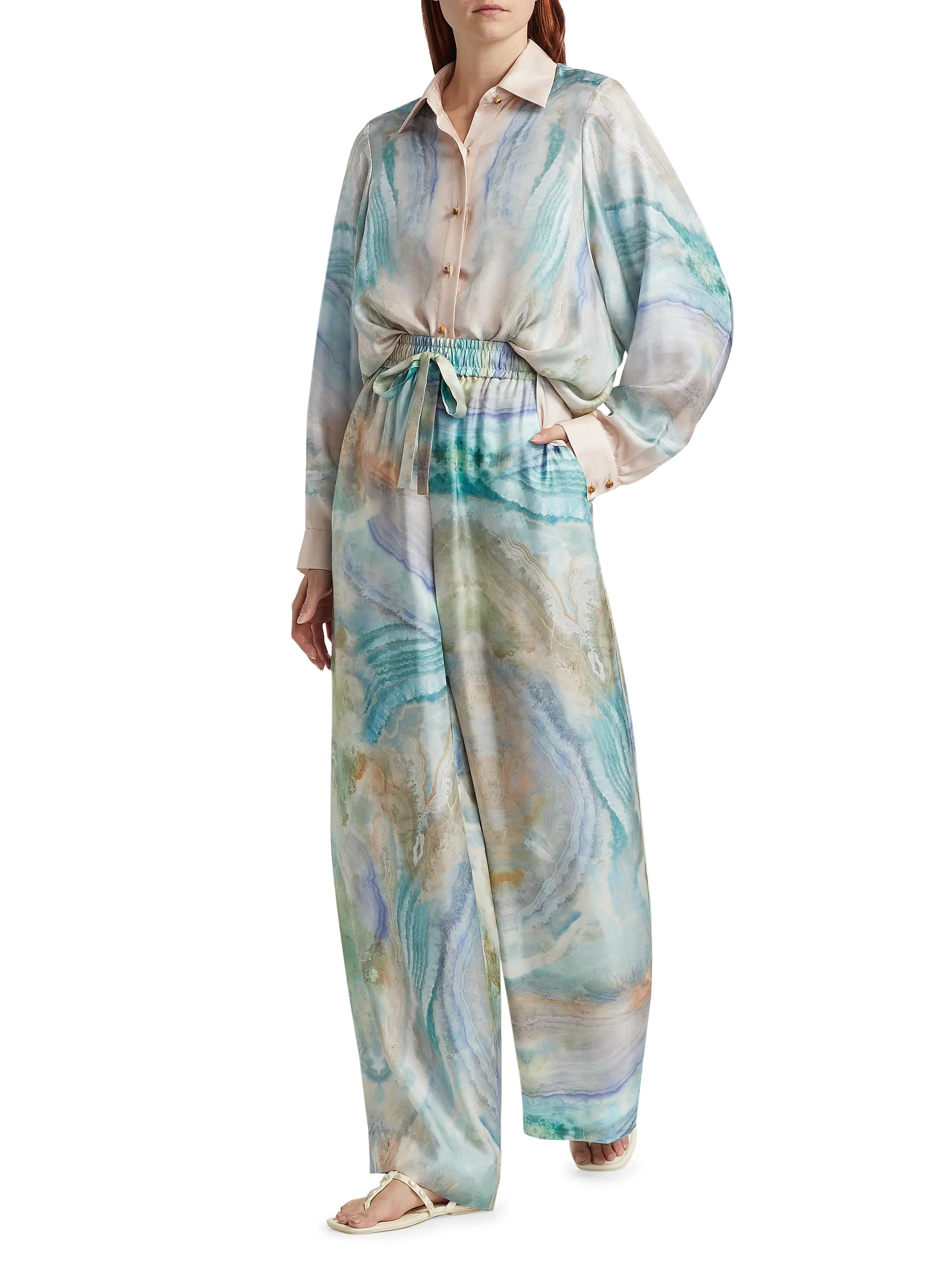 Illuminate Relaxed Button-Front Shirt | Saks Fifth Avenue