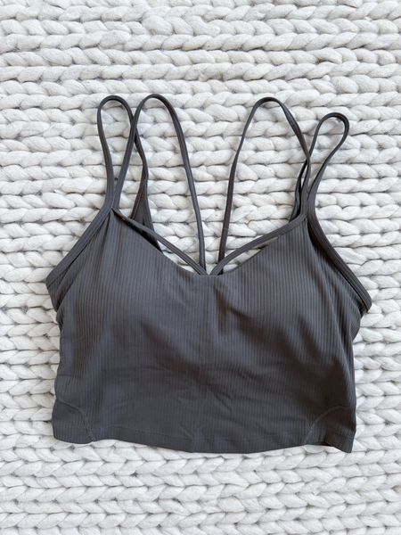 Currently obsessed with these strappy sports bras & tank tops. Color is Nomad. 

#lululemon #workout #fitness 

#LTKActive #LTKfitness