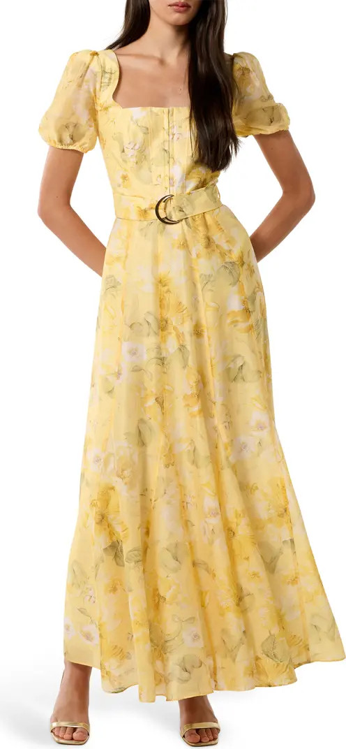 Marigold Belted Maxi Dress | Nordstrom