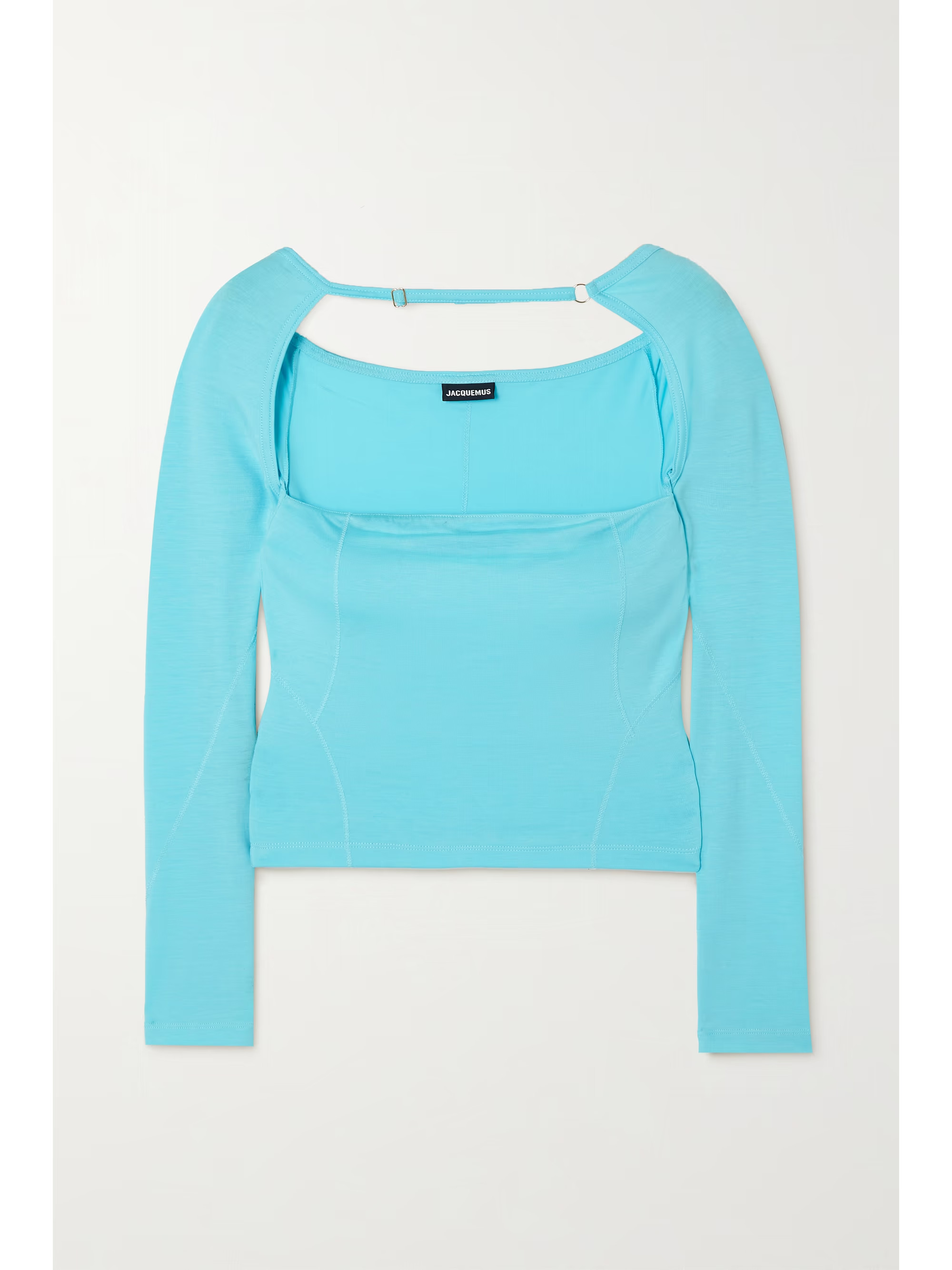 JACQUEMUSLucciu cutout stretch-Lyocell top | NET-A-PORTER (US)