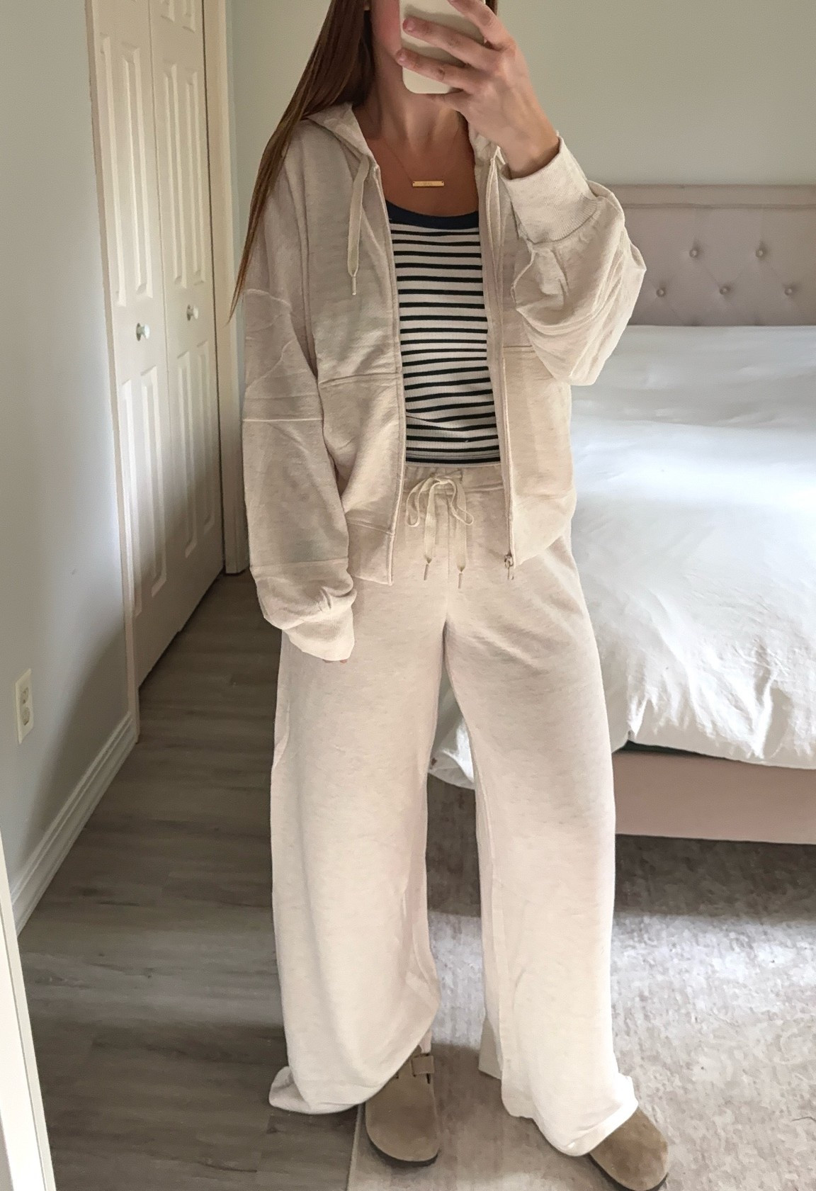 Lightweight lounge set for summer! @Aerie
Wearing size medium top & bottom 

#comfyclothes #loungewear #terry #hoodie #sweats #2026 #aeriereal

#LTKootd #LTKSeasonal #LTKselfcare