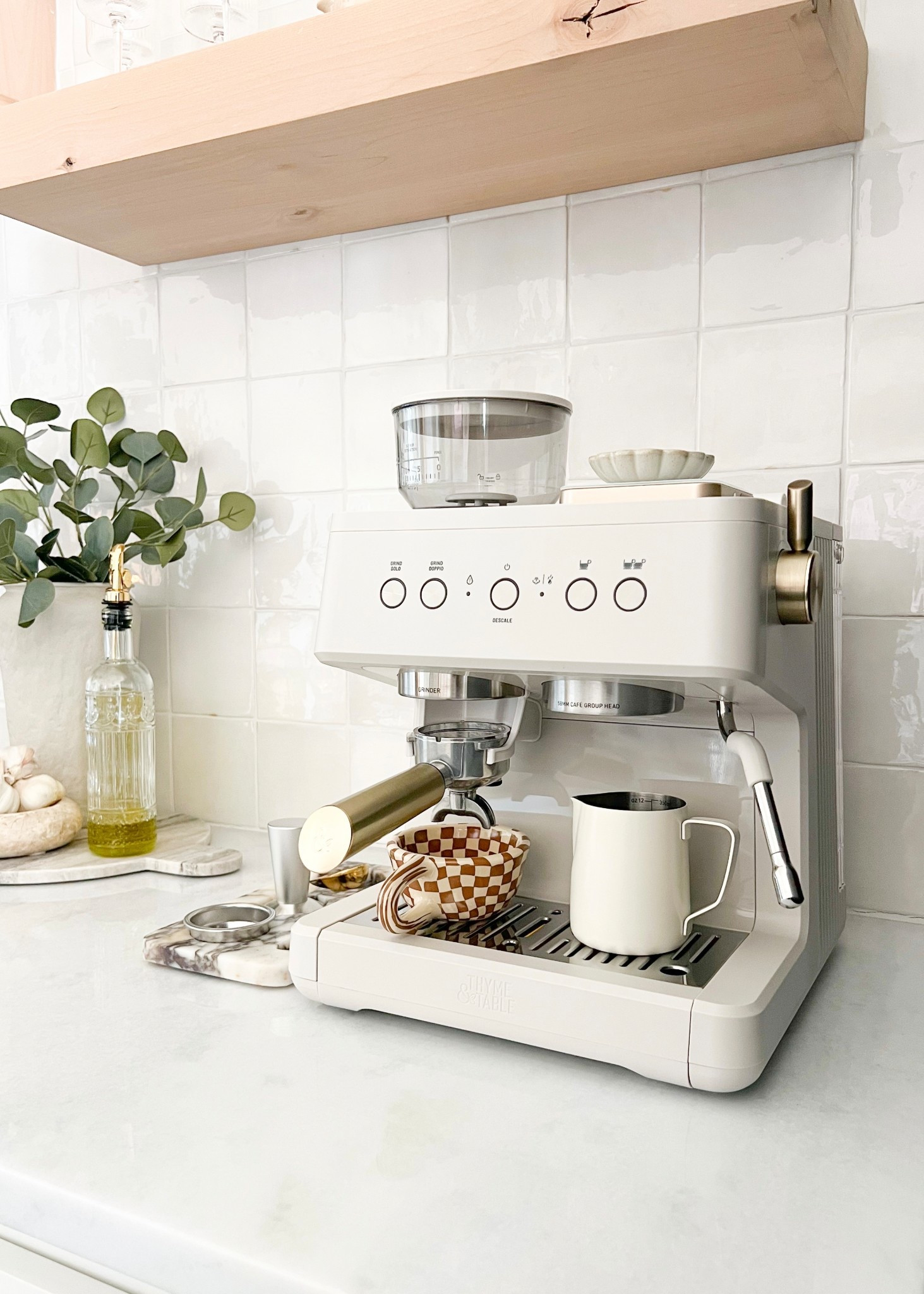 After years of mediocre coffee at home I finally got an espresso machine, and she’s so beautiful!🥹🤍✨

#ltkhome #ltkfinds #ltkunder1000 #ltkit #coffeestation #espressomachine #coffeeathome #neutralhome #homeaesthetic #kitchengoals #neutraldecor #homeinspo #coffeelover #cozyhome #coffeetime #baristavibes #kitcheninspo #homestyle #neutralvibes #thymeandtable #walmartfinds #amazonfinds #targetfinds

#LTKmomlife #LTKmorningroutine #LTKHome