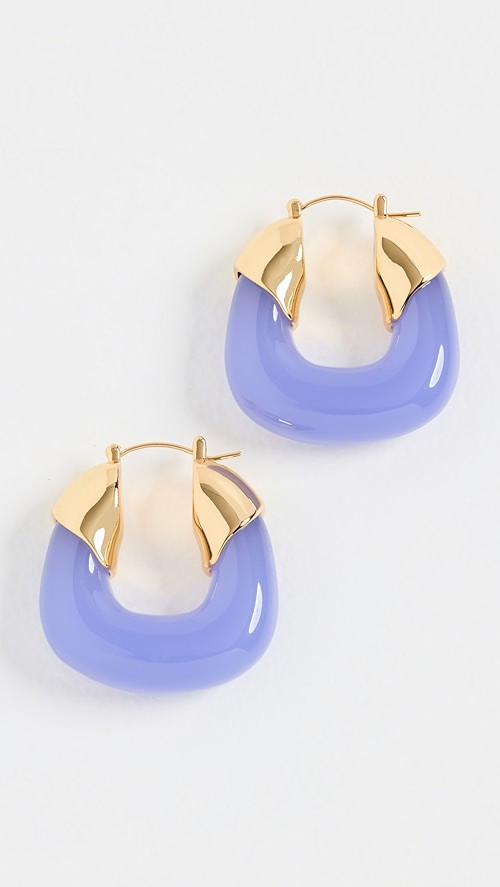 Organic Hoops In Periwinkle | Shopbop