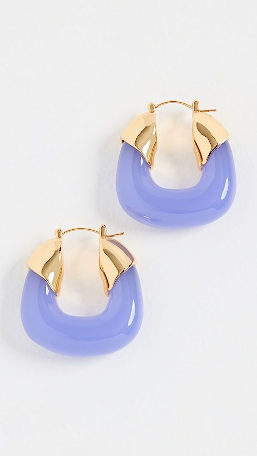 Organic Hoops In Periwinkle | Shopbop