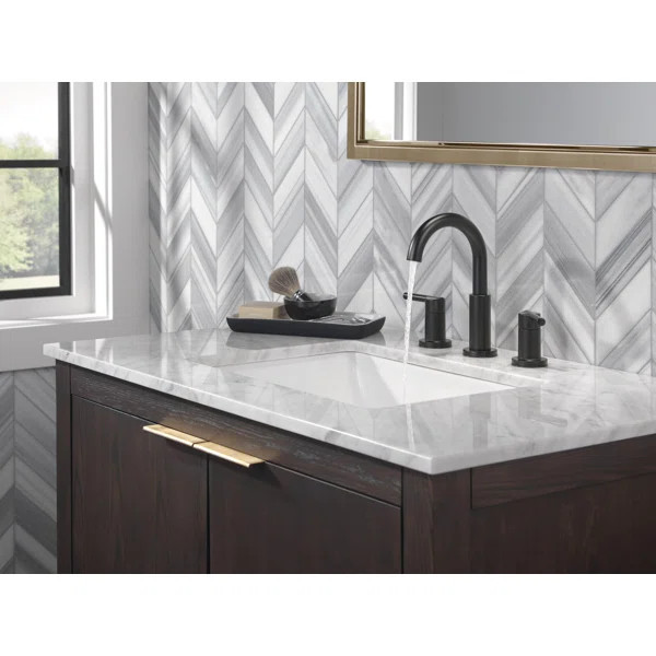 Nicoli Widespread Bathroom Faucet with Drain Assembly | Wayfair North America