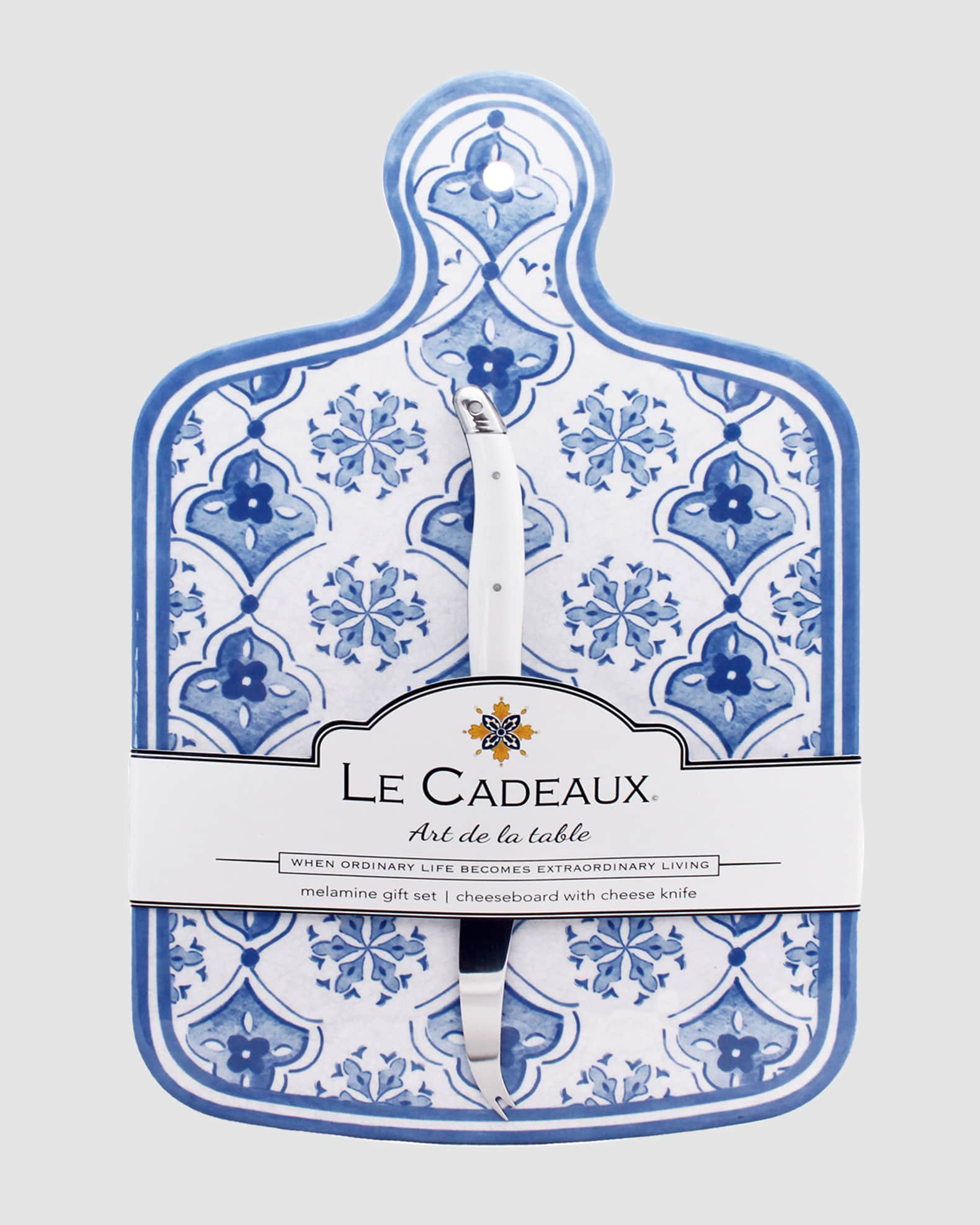 Le Cadeaux Cheese Board with Knife | Neiman Marcus