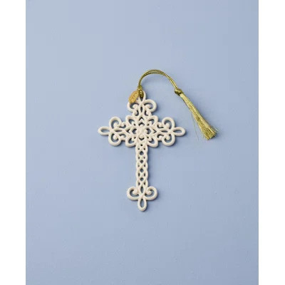 2025 Snow Fantasies Cross Ornament | Wayfair North America