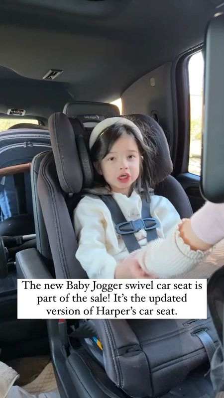 Baby Jogger City Turn car seat. We have the old version that doesn’t swivel and we have loved it. I’m guessing the swivel feature is so good. We have a swivel car seat for cam and LOVE it! 

#LTKfamily #LTKxNSale #LTKkids