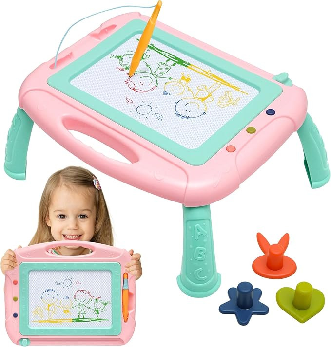 Toys for 1-2 Year Old Girls,Magnetic Drawing Board Toddler Toys for Girls Boys,Erasable Doodle Bo... | Amazon (US)