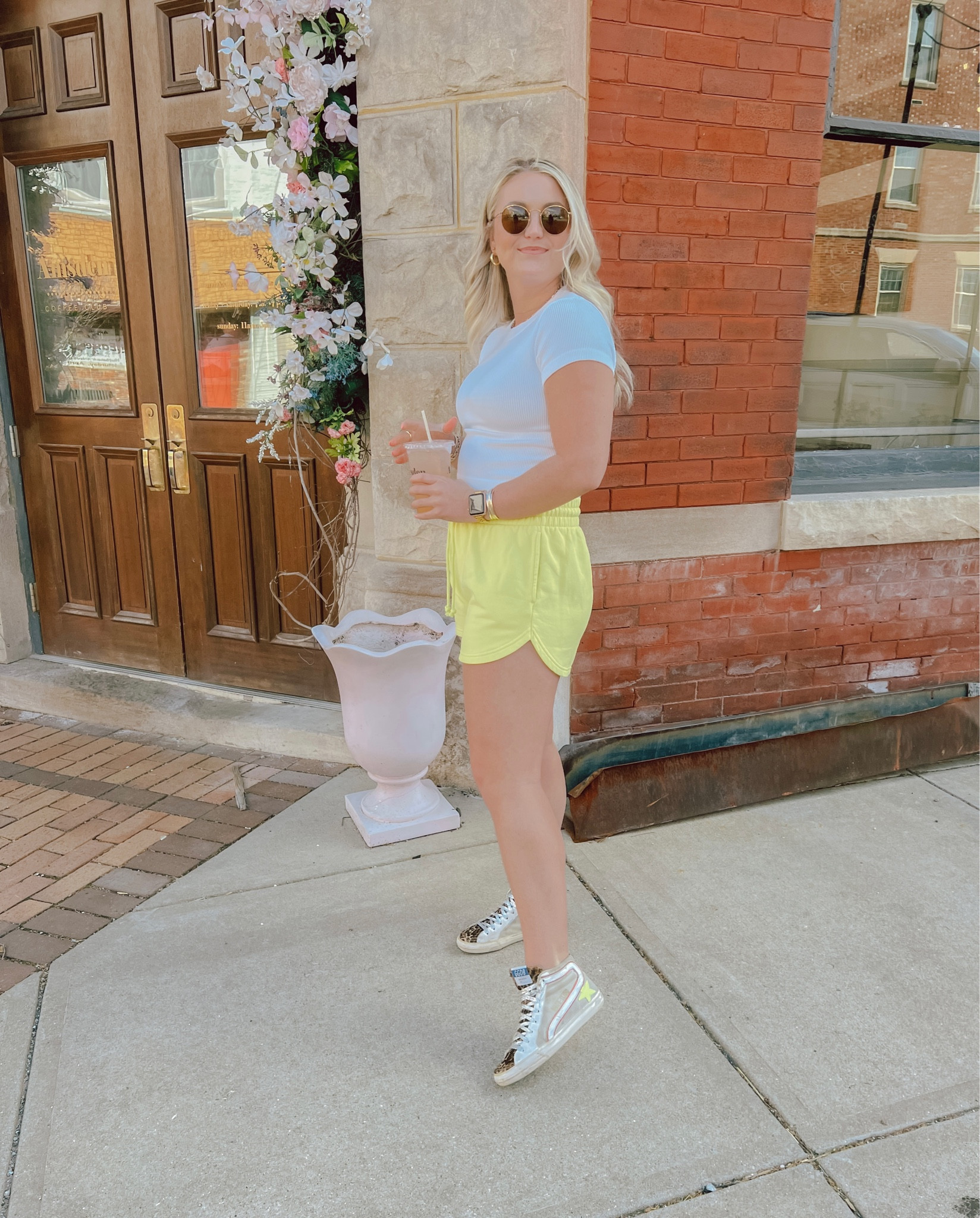 $12 Target shorts & $20 tee! So comfy & cute for spring! 

#LTKstyletip #LTKSeasonal #LTKunder50
