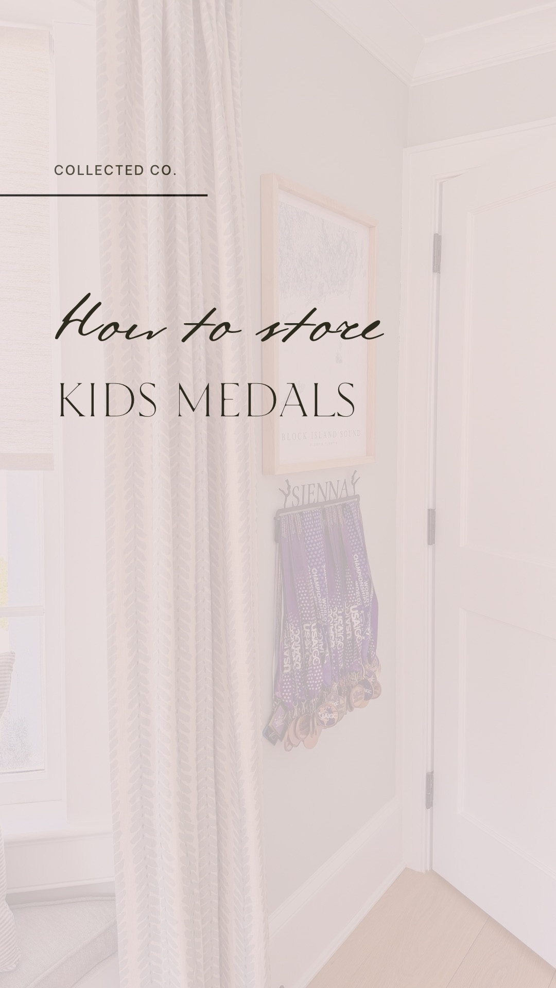 Finally dealt with the never-ending medal pile… ✔️
Not going to lie, I wouldn't have ordered this rack myself… but guess who did… dad 😅 But now that it’s up, it actually serves its purpose and looks neat, which is always a win.  We tucked it into a small nook under a frame and behind the door so it’s not taking up prime space or becoming a focal point. Because I’m me, I also ordered a simpler option that I'll share too! 


#LTKmomlife #LTKHome #LTKKids