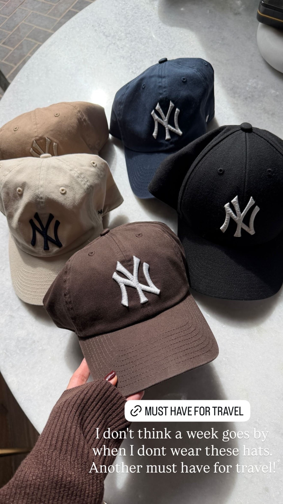 I don't think a week goes by when I dont wear these hats. Another must have for travel!

#LTKootd #LTKTravel #LTKgrwm