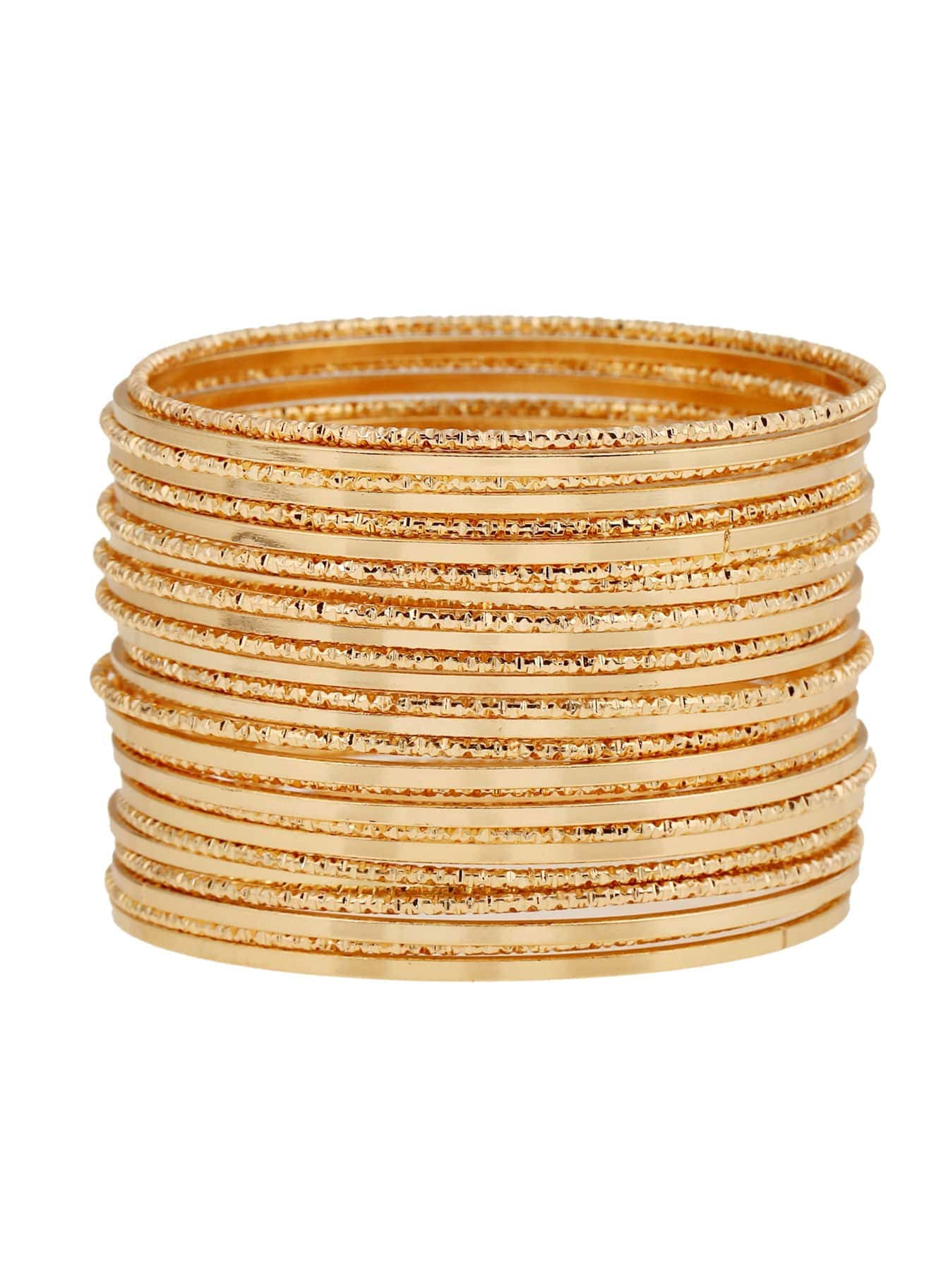 27pcs Minimalist Solid Bangle | SHEIN