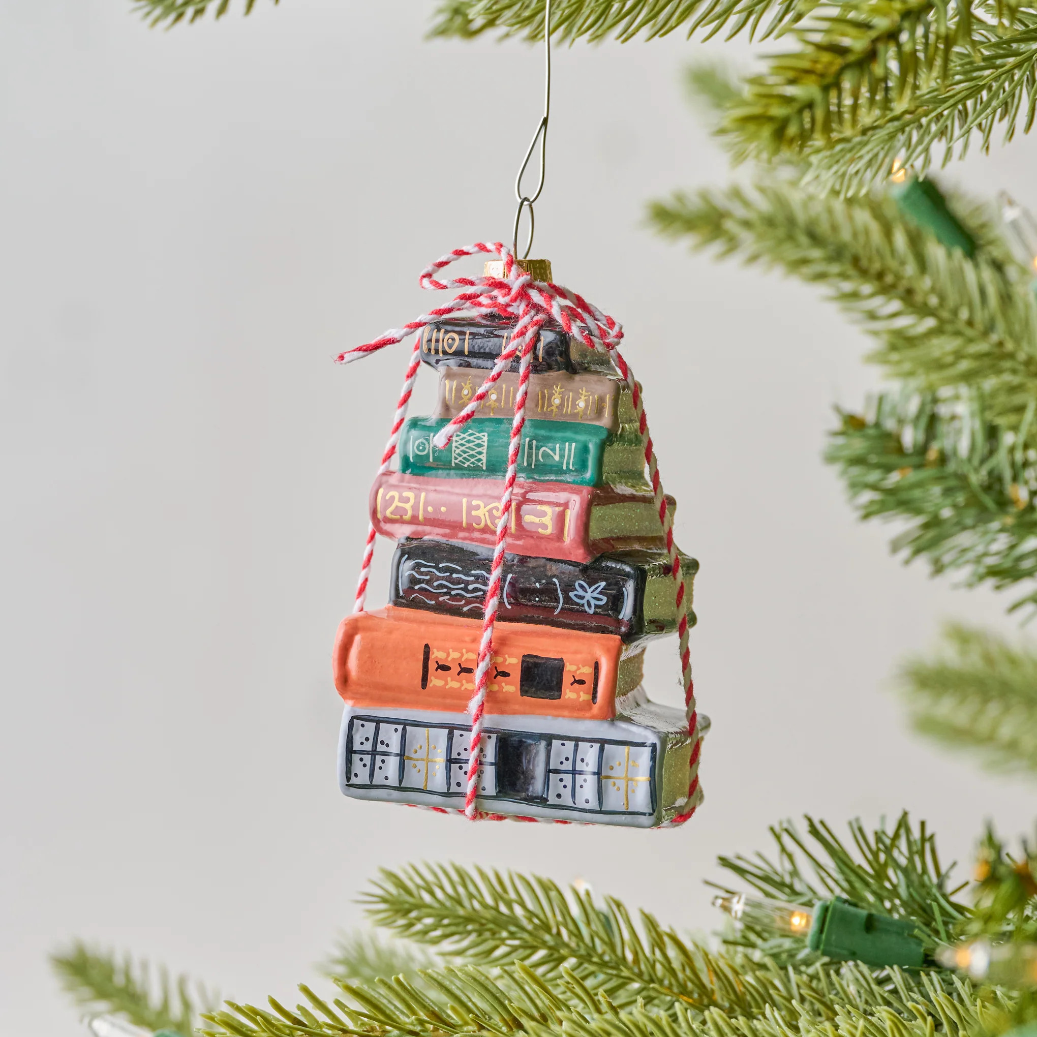 Bookstack Ornament | Magnolia