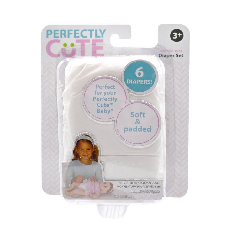 Perfectly Cute Baby Doll Diaper 6pc Set | Target