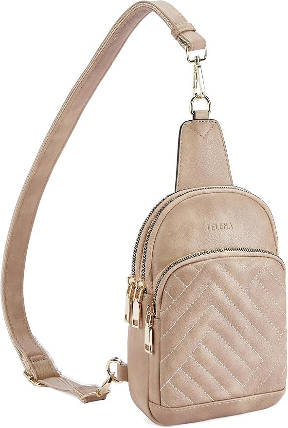 Telena Sling Bag for Women Crossbody Purse Fanny Pack Crossbody Bags Fashion Waist Pack Chest Bag... | Amazon (US)