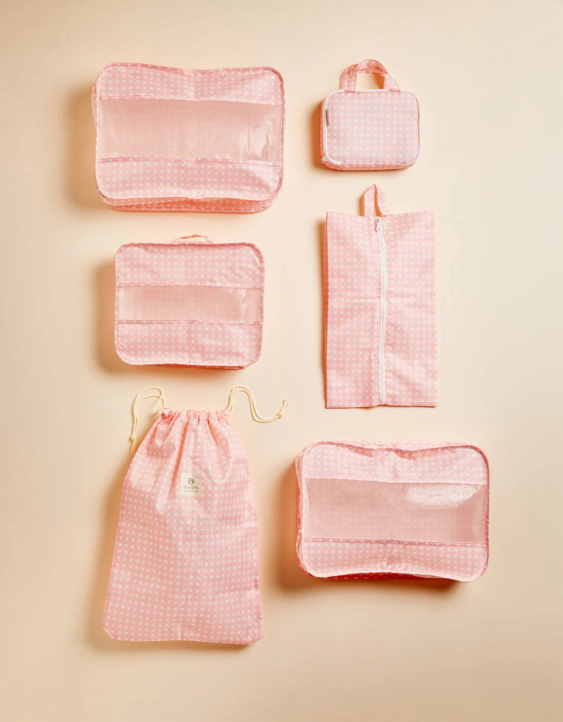 Packing Cubes Pink Cane | Spartina 449