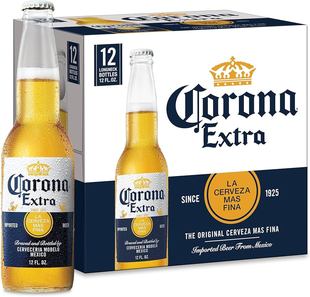 Corona Extra Beer, 12 pk, 12 oz bottles, 4.6% ABV | Amazon (US)