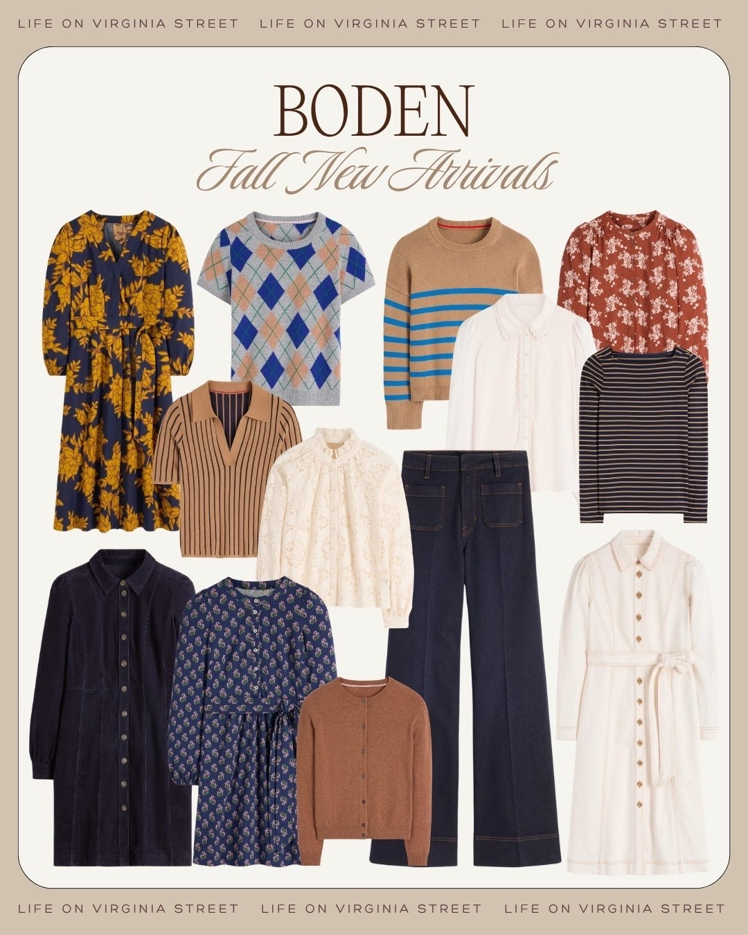 Boden fall new arrivals 😍

boden, boden new arrivals, boden fall new arrivals, boden fall, boden fall collection, boden new season, boden women, boden womenswear, boden style, fall new arrivals, fall fashion, fall outfits, fall outfit ideas, fall wardrobe, fall capsule wardrobe, fall transition outfits, british style, british fashion, classic fall style, colorful fall fashion, feminine style, polished style, modern classic style, timeless fashion, fall dresses, midi dress, midi shirt dress, jersey midi dress, denim midi dress, corduroy dress, fall floral dress, printed dress, fall sweaters, cashmere sweater, crewneck sweater, cable knit sweater, cardigan, embroidered cardigan, knitted jacket, fall tops, cotton blouse, ruffle blouse, lace top, button down shirt, silk shirt, fall jackets, wool coat, wool blazer, tailored blazer, chore jacket, corduroy jacket, wide leg jeans, straight leg pants, column jeans, midi skirt, denim midi skirt, corduroy skirt, fall shoes, loafers, pointed flats, ballet flats, fall accessories, statement prints, embroidered details, chocolate brown outfit, burgundy outfit, navy outfit, green outfit, fall workwear, business casual, office outfits, teacher outfits, weekend outfits, date night outfits, fall wedding guest dress, women over 30 style, women over 40 style, tall friendly fashion, petite friendly fashion, designer inspired fashion

#LTKSeasonal #LTKootd #LTKgrwm