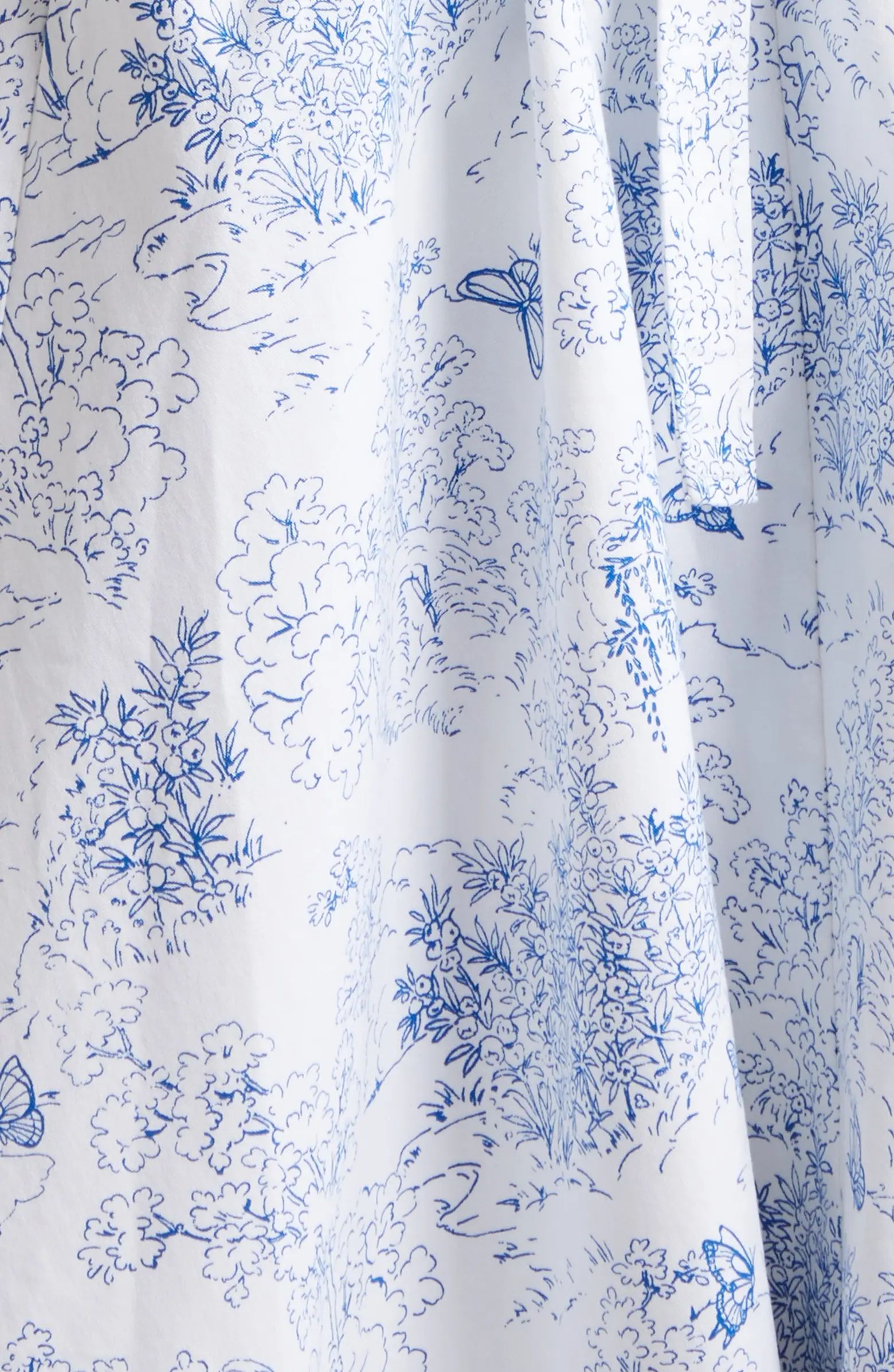 Ebba Garden Toile Stretch Cotton Dress | Nordstrom