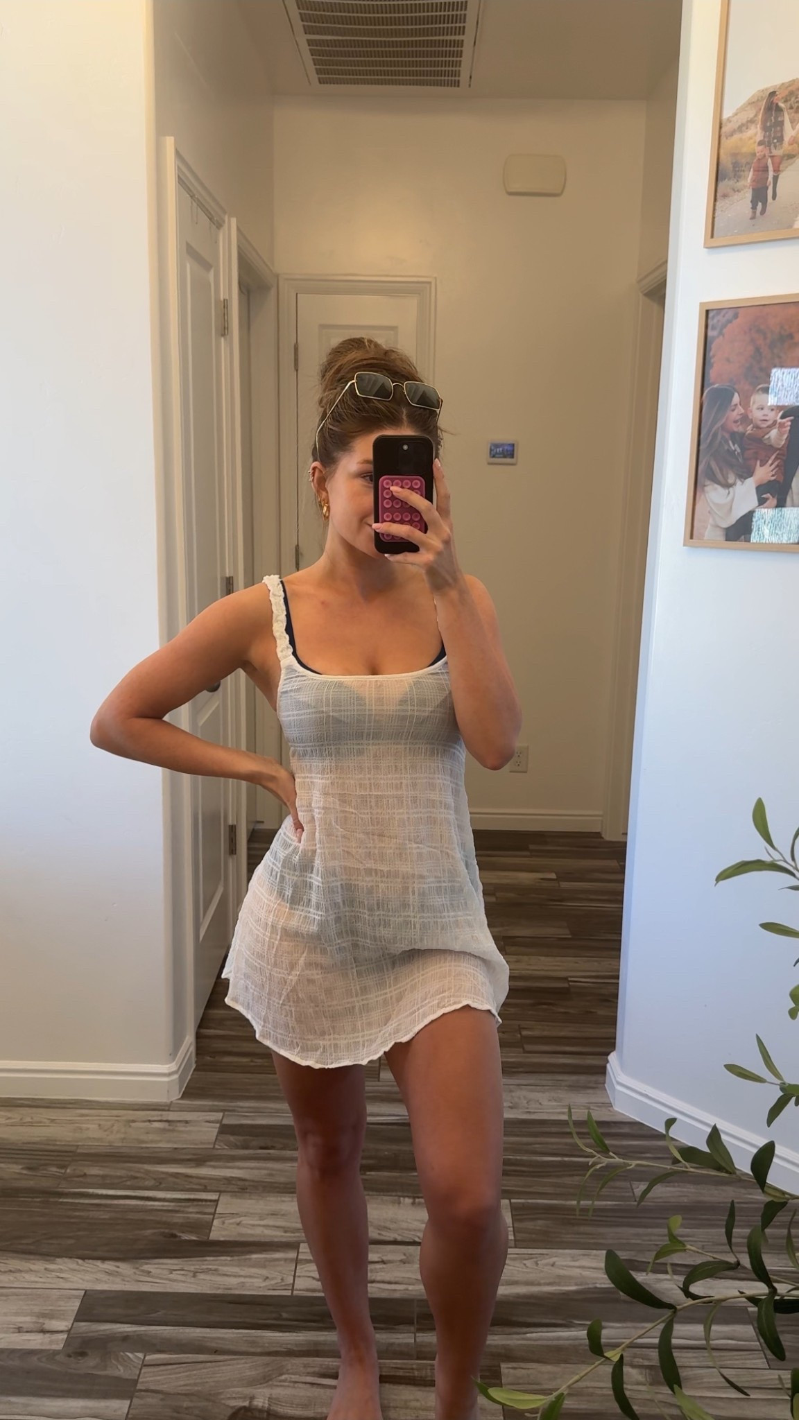 Sheer target swim cover up size small 