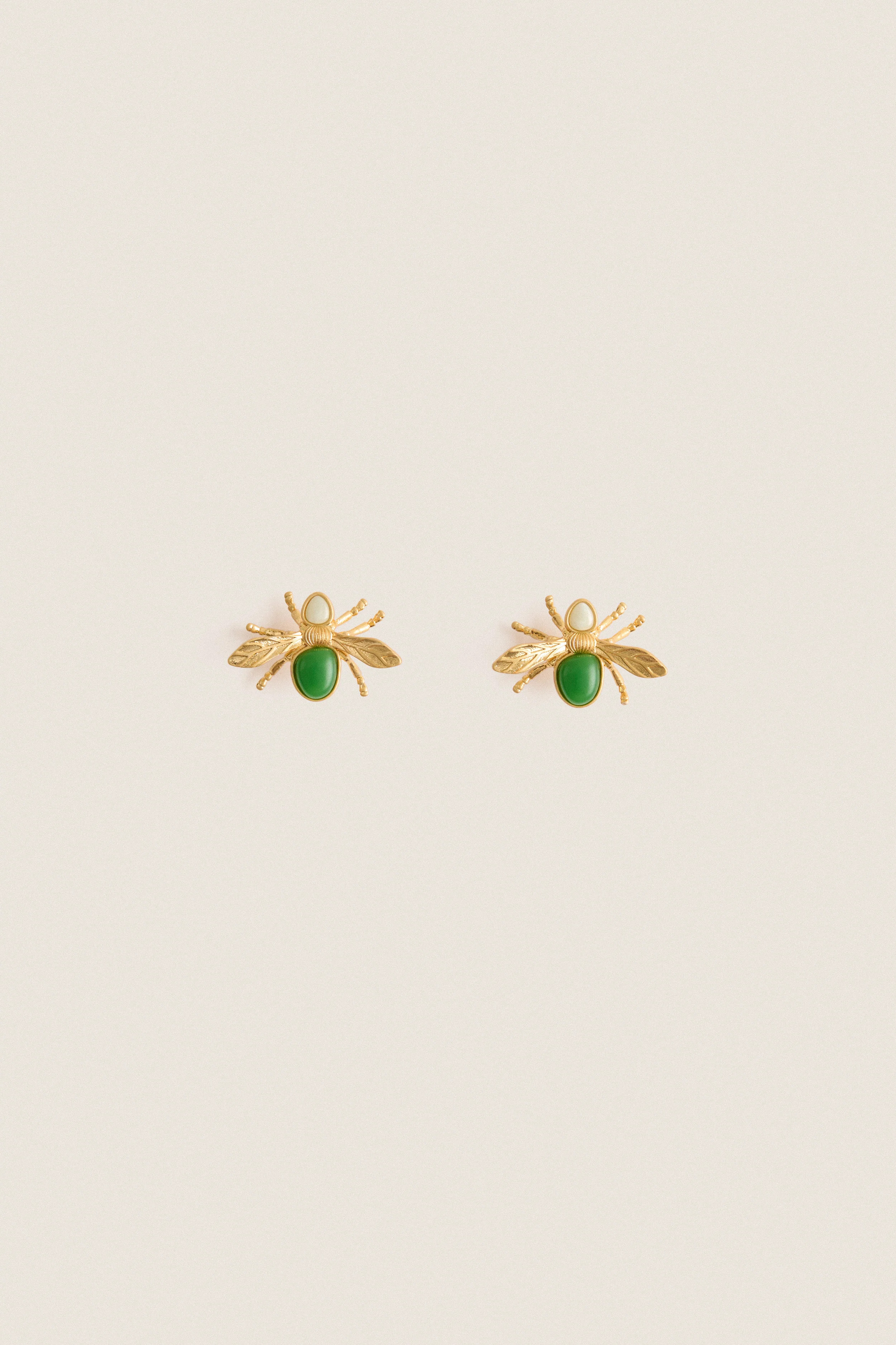 Emerald Green Abeille Earrings | Tuckernuck (US)
