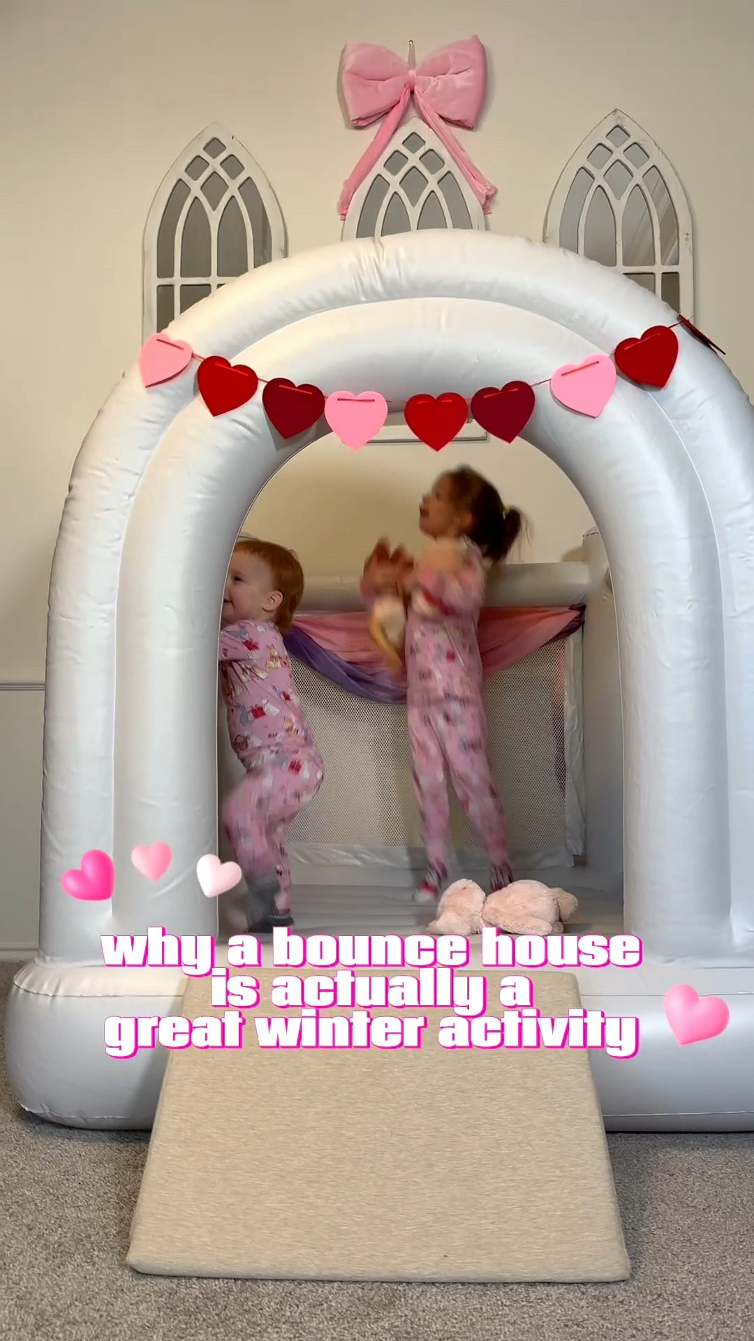 February movement looks different over here 💘 

Bounce houses aren’t just fun—they’re packed with:
• sensory input
• balance challenges
• core work
• and a lot of regulation through play

Just kids moving their bodies and having fun 💕

#LTKmomlife #LTKKids #LTKBaby