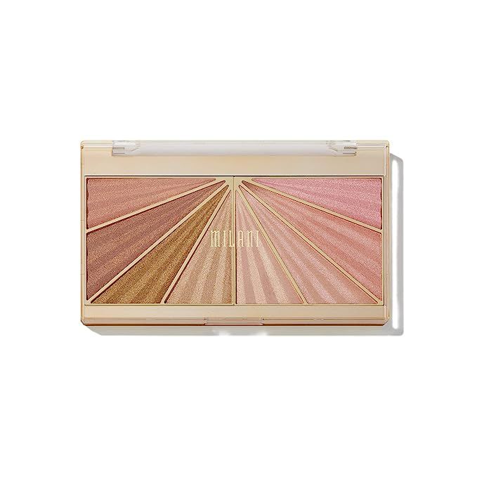 Milani Luminoso Glow Shimmering Face Palette (0.37 Ounce) Cruelty-Free Highlighter Palette - Shap... | Amazon (US)