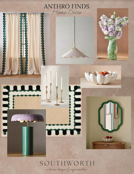 Anthropologie Spring Home Decor Finds in Lavender, Green,
Cream & Black 

#wavymirror #tablelamp #rug #curtains #candleholder #pendantlight #wavybowl #springdecor #easterdecor

#LTKGiftGuide #LTKMostLoved 

#LTKhome