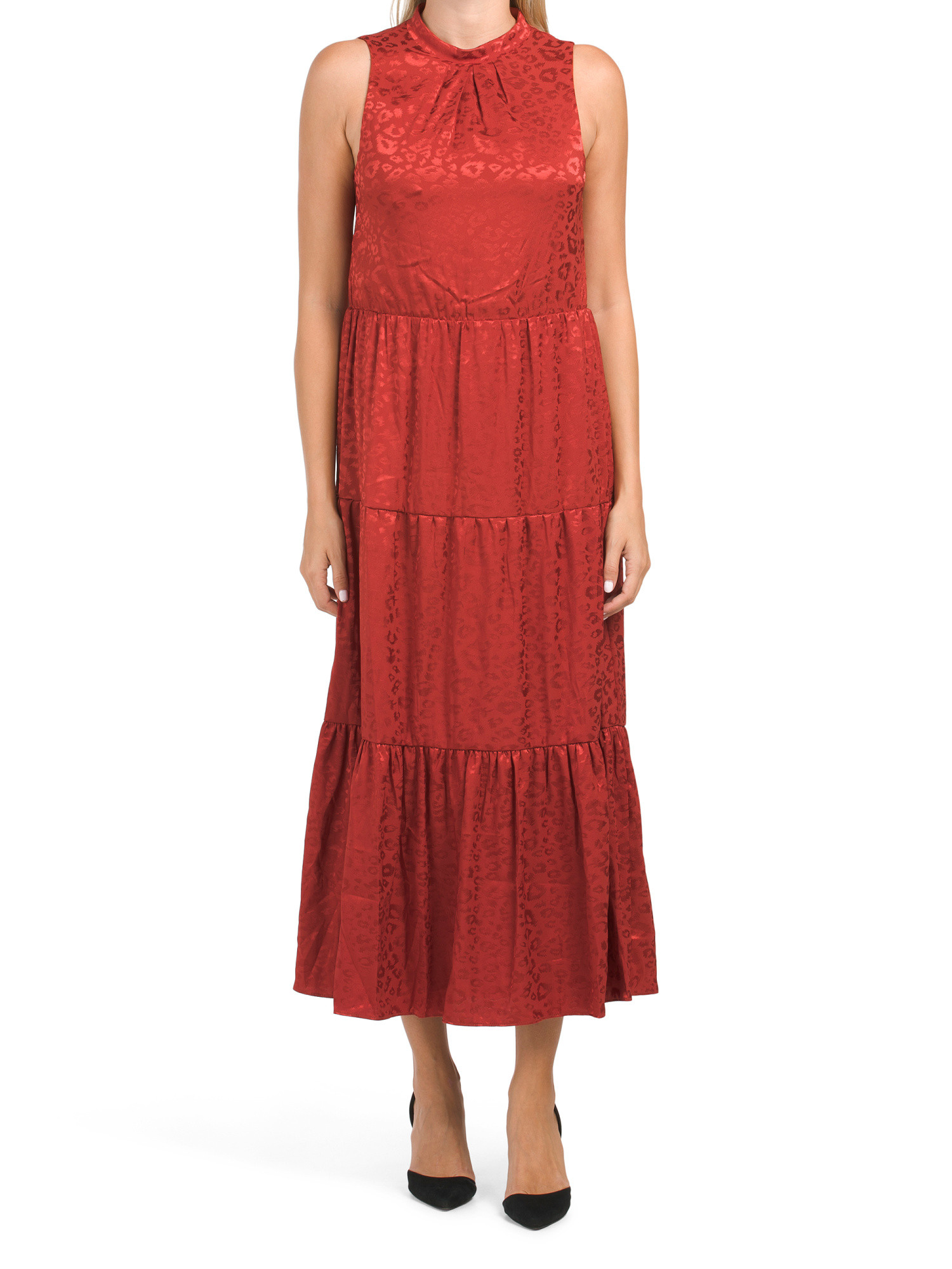 Mock Neck Tiered Maxi Dress | Casual Dresses  | Marshalls | Marshalls