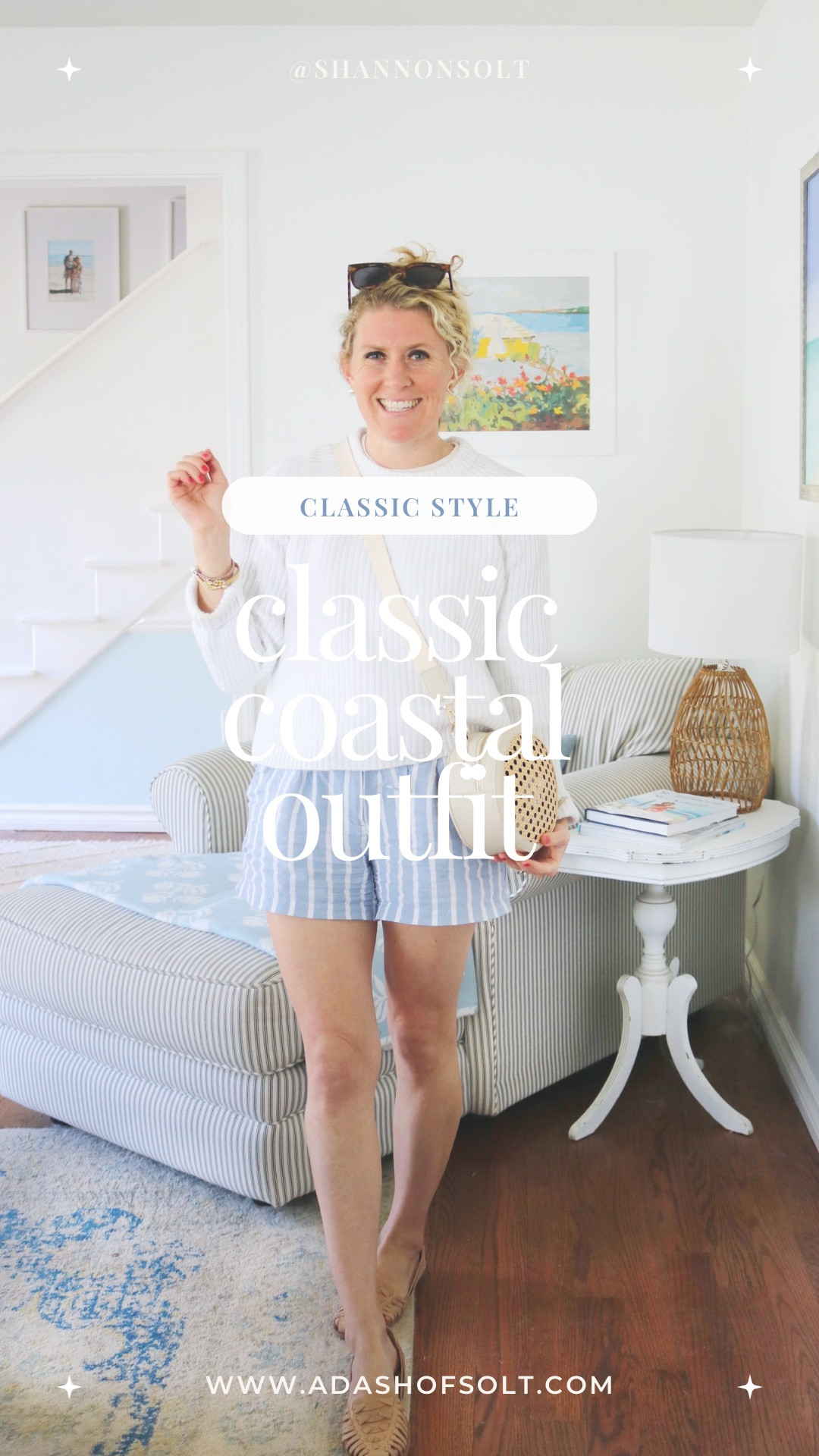 You don’t have to compromise style, quality or your budget for a cute outfit. 

You can find name brand, high quality styles at second hand stores or by even doing a clothes swap with friends. That’s how I found these @loft striped shorts! 

@onequince is one of my favorite brands for high end, quality, affordable classic pieces. This fisherman crewneck gets worn weekly and lately so have my leather woven flats! 

Classic style, classic outfit, striped shorts, fisherman style, fisherman aesthetic, woven flats, Quince, fisherman sweater, crewneck sweater, spring style, summer style, preppy style, preppy fashion, coastal style, coastal outfit, coastal grandmother 

#coastalstyle #coastalgrandmother #classicoutfit #affordablestyle #casualoutfit #summeroutfit 

#LTKSeasonal #LTKStyleTip #LTKFindsUnder100