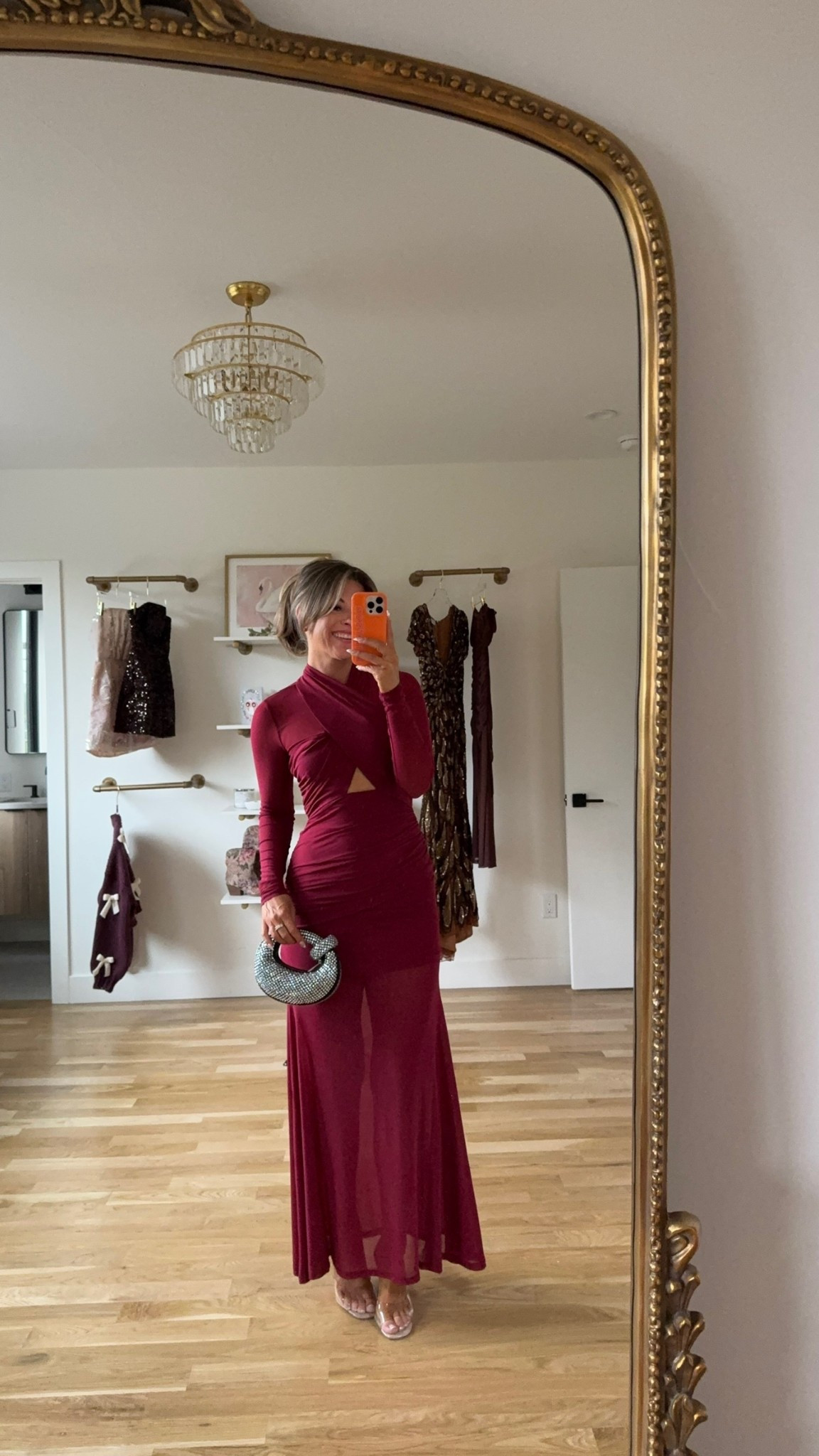 Red long sleeve wrap mesh Amazon wedding guest dress

Wearing my usual small/2

Wedding guest
Formal event
Black tie
Special occasion
Fall event
Burgundy dress

#LTKParties #LTKSeasonal #LTKWedding