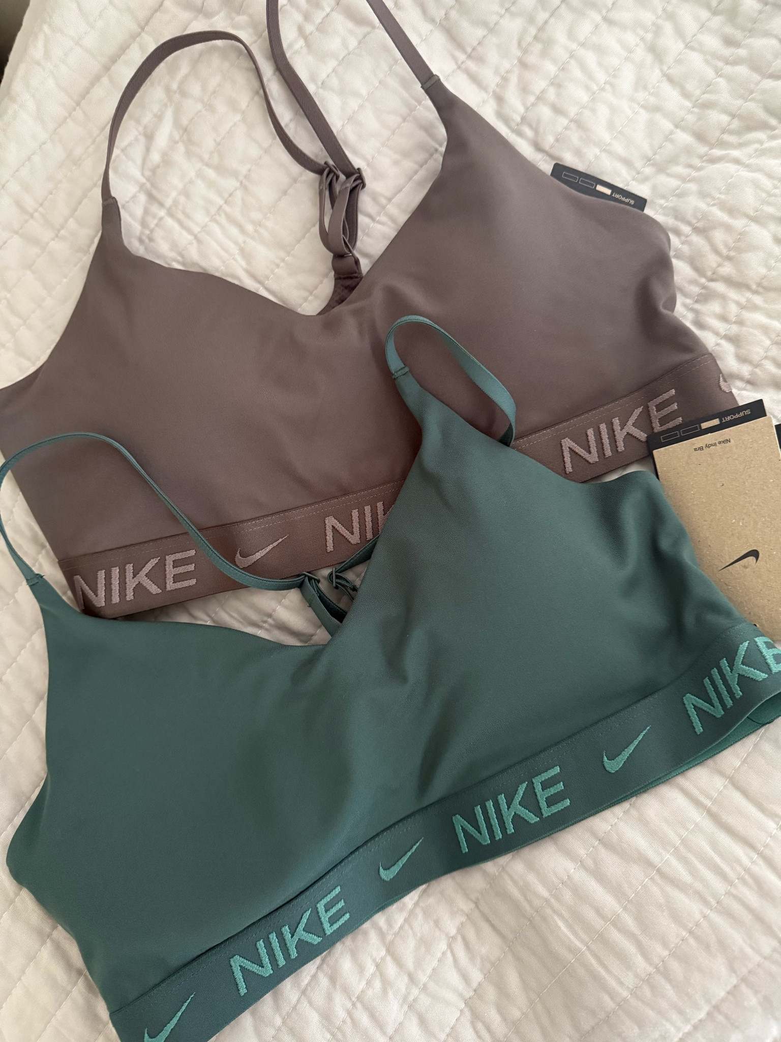 Nike sports bras on sale - end of season sale - neutral sports bras 

#LTKSaleAlert