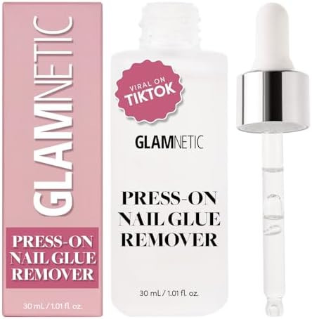 Glamnetic Press On Nail Remover | Odorless, No Acetone, Gentle Press-On Nail Remover Serum for Fa... | Amazon (US)