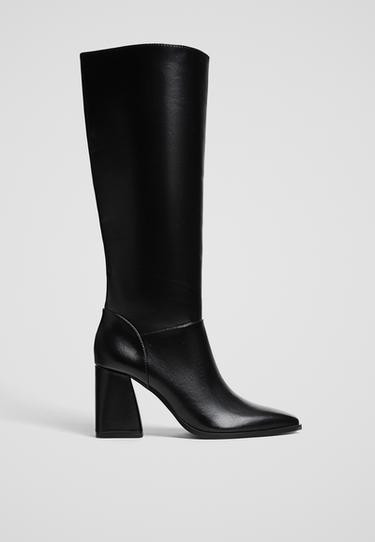 High-heeled boots | Stradivarius (UK)