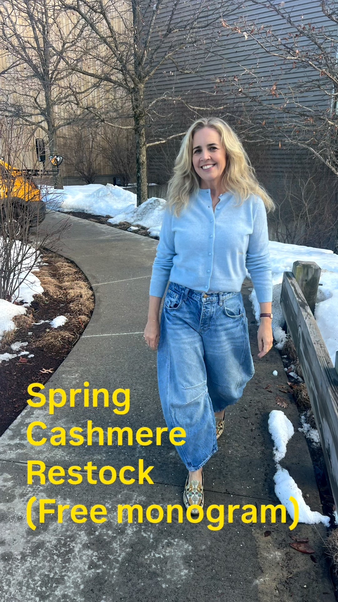 Spring cashmere with free monogram! 

#LTKSeasonal #LTKmomlife #LTKOver40