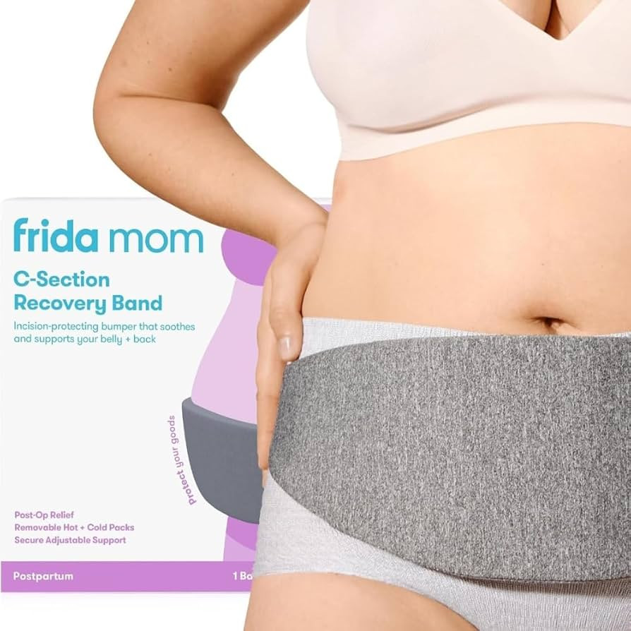 Frida Mom C-Section Belly Binder for Post-Op, C-Section Recovery Must Have Band, Incision Protect... | Amazon (US)