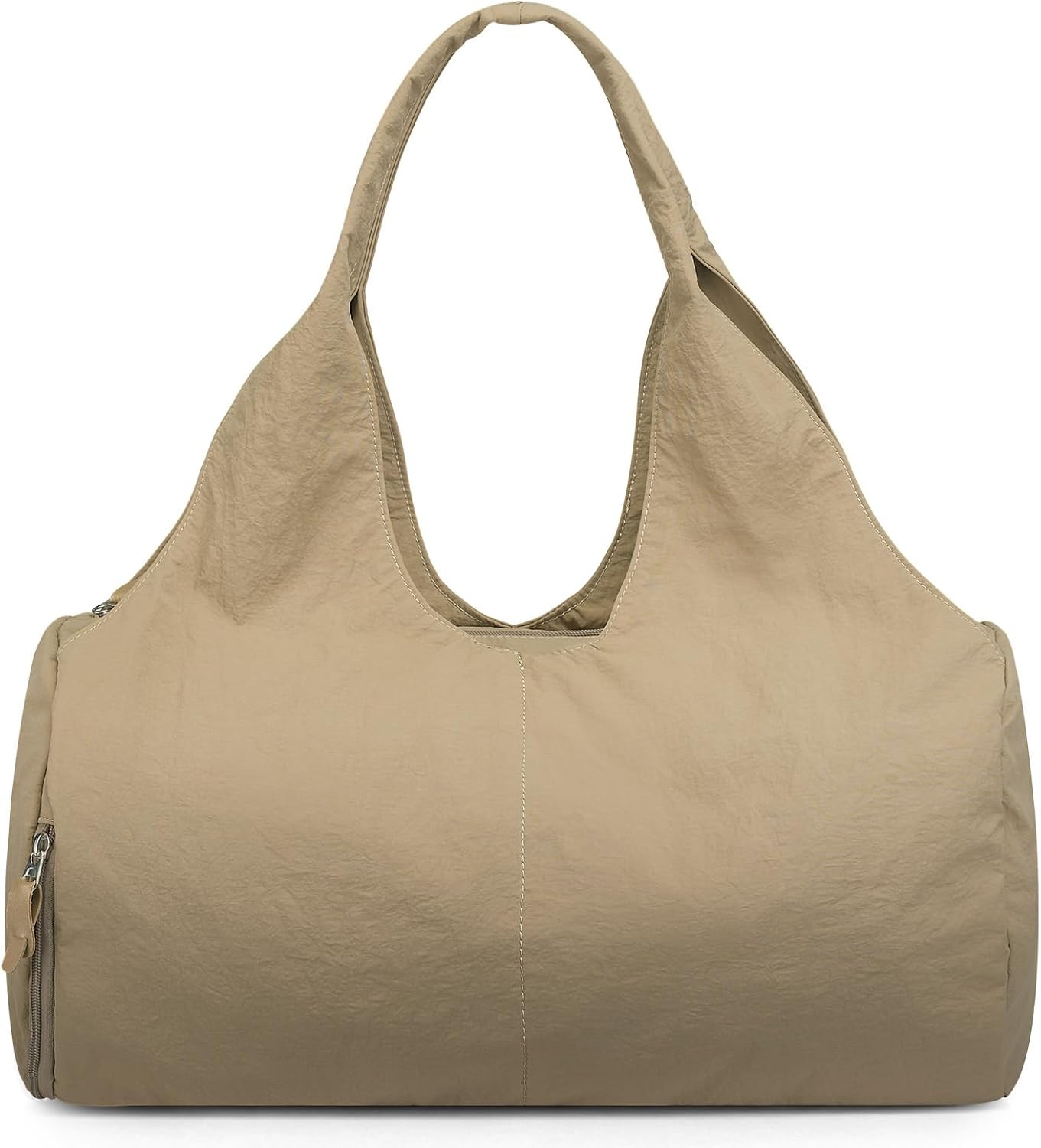 forestfish Yoga Gym Bag for Women with Shoes Compartment & Wet Dry Storage Pockets Lightweight Duffel Bag (Khaki) | Amazon (US)
