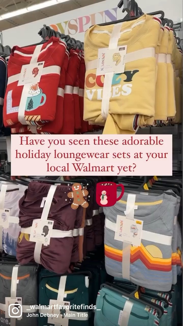 New holiday loungewear sets . Only $20





Walmart. Walmart fashion. Walmart style. Walmart finds. New arrivals. Christmas pajamas. Lounge fly. Loungewear. Lounge set. Matching set. Christmas loungewear 

#LTKunder100 #LTKSeasonal #LTKHoliday