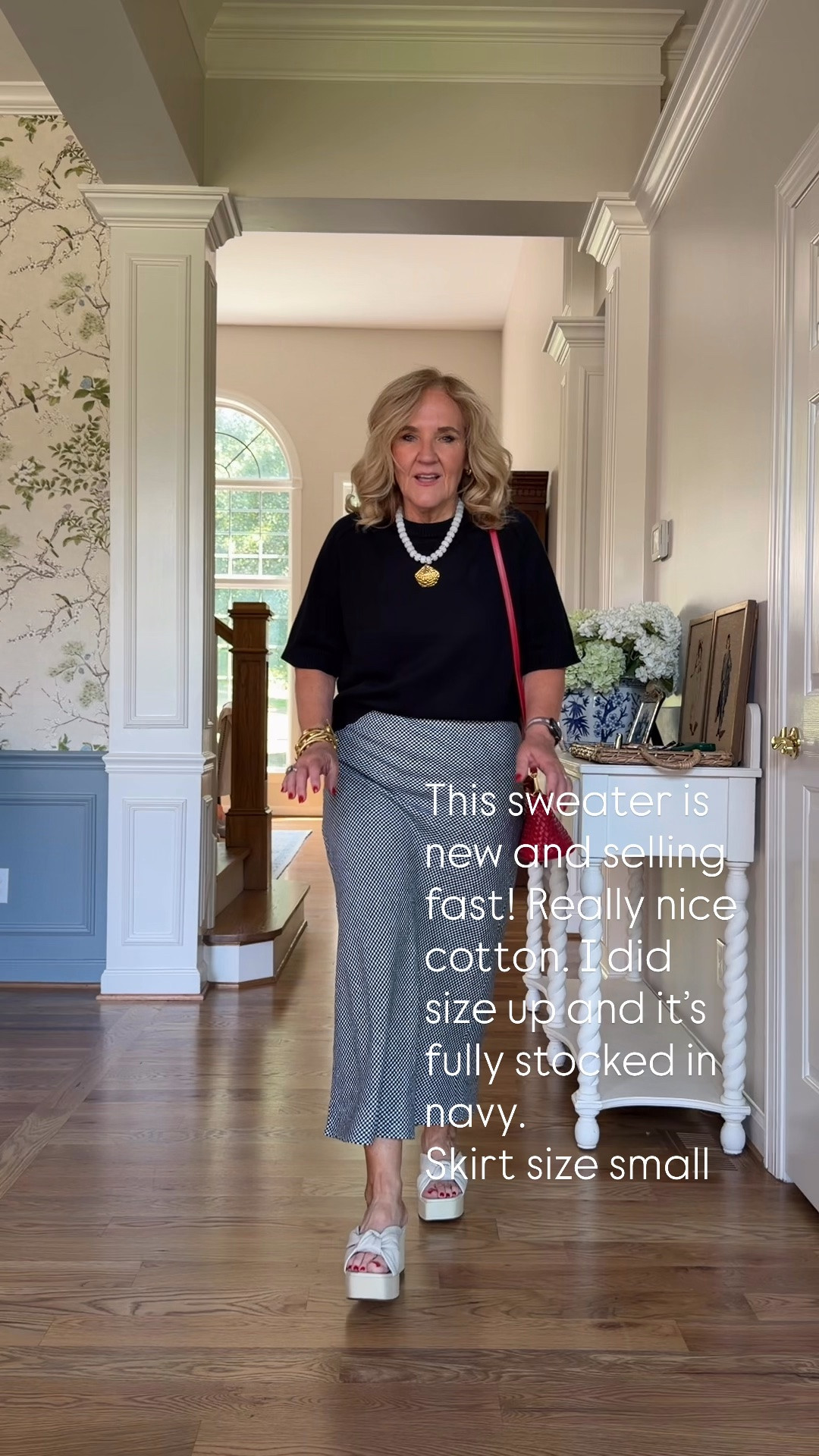 Sweater large I sized up
Skirt small I sized down 
Business casual teacher outfit

#LTKOver40 #LTKootd #LTKWorkwear