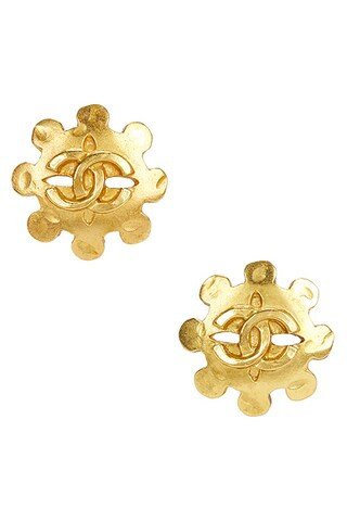 Chanel 1994 Coco Mark Clip-On Earrings | FWRD 