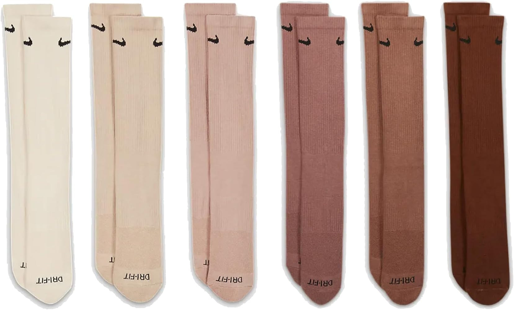 NIKE Performance Cushion Crew Socks with Bag (6 Pairs) | Amazon (US)