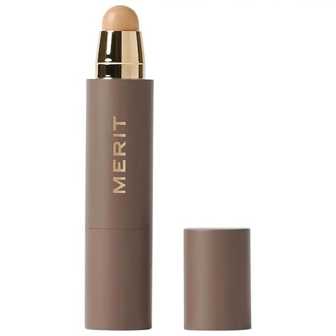 Merit The Minimalist Perfecting Complexion Foundation and Concealer Stick (Linen - light with neu... | Amazon (US)