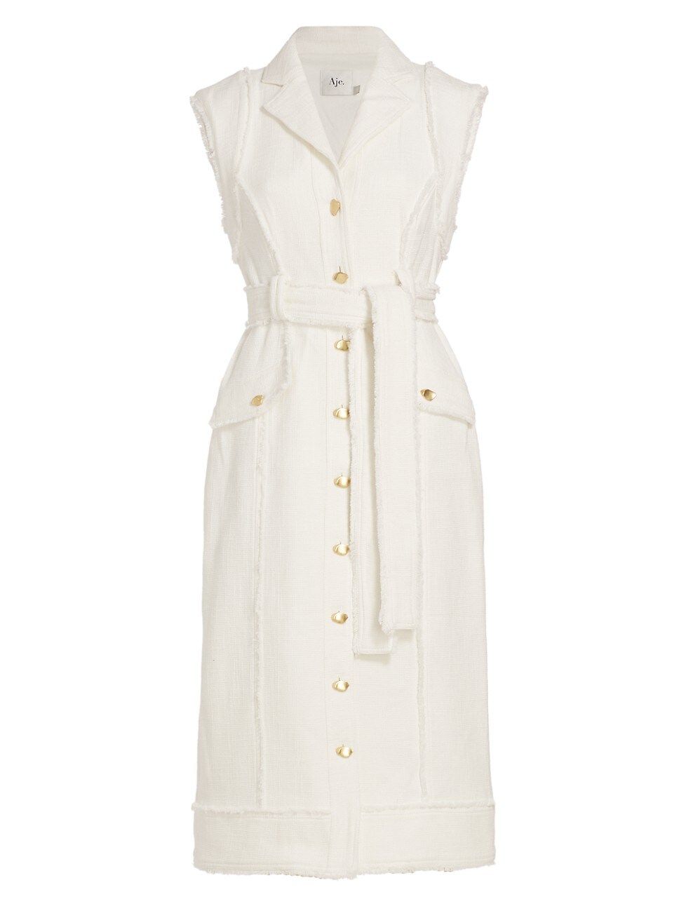 Isabel Cotton Utility Midi-Dress | Saks Fifth Avenue