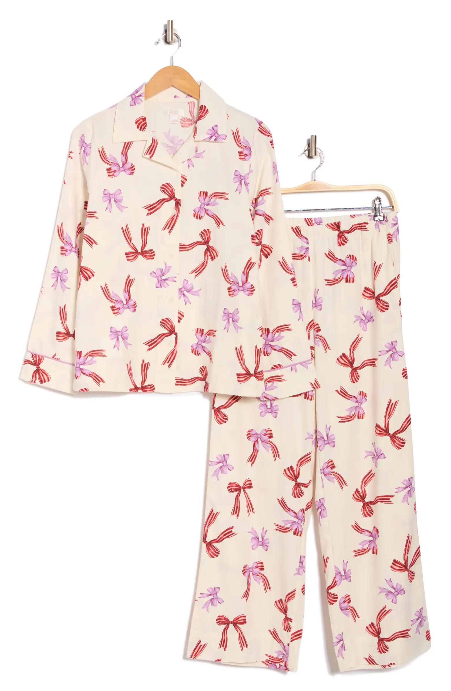 NORDSTROM RACK Printed Flannel Long Sleeve Pajamas | Nordstromrack | Nordstrom Rack