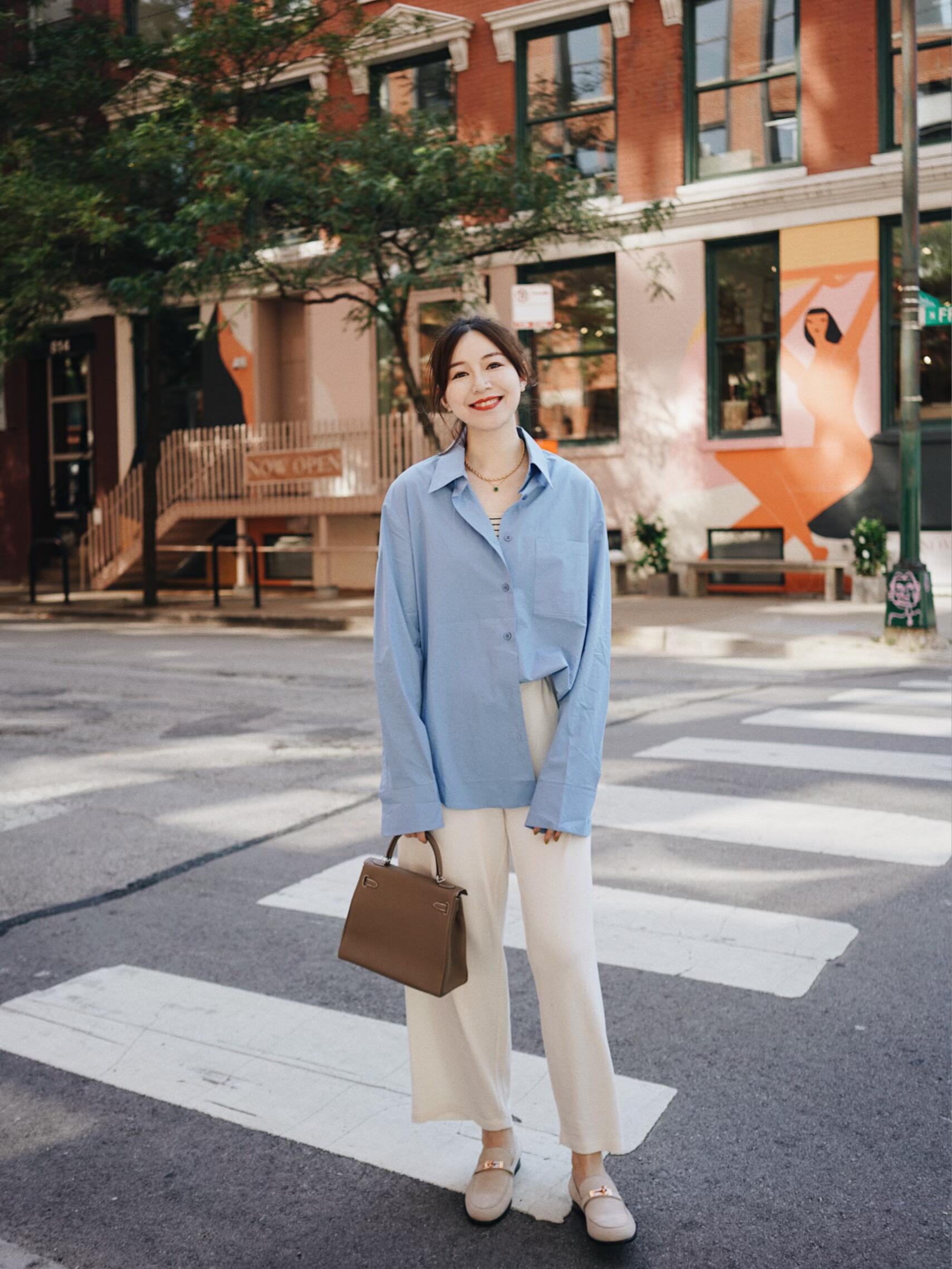 Cute and versatile shirt @The Frankieshop 

 #LTKootd #LTKSaleAlert