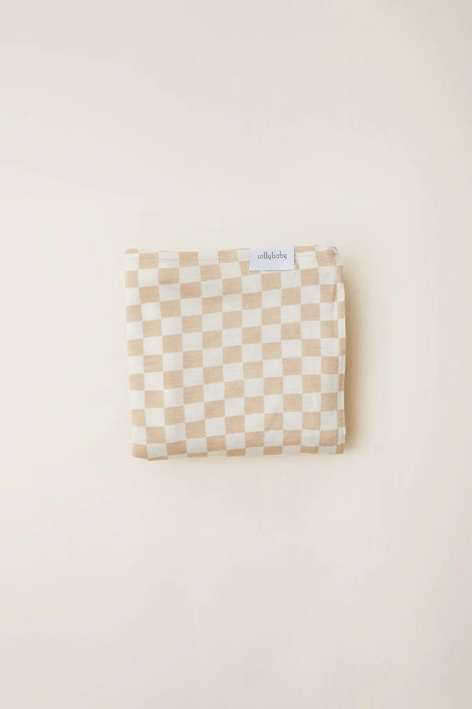 SWADDLE - Cream Chequer | Solly Baby